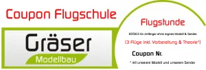 Coupon für Modellflugschule  ESTD03