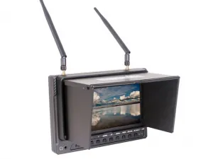FPV Einsteiger-Set - 7 Zoll Monitor mit verbautem 5.8Ghz Empfänger und 25mW Sender