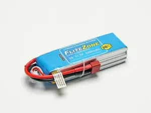 FliteZone LiPo 11,1V 2.200mAh 30C T-Plug