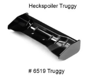 Heckspoiler Truggy schwarz 6519, passend für DF-Models Basic Line 1 bis 4