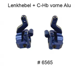 Lenkhebel und C-Hub vorne Alu 6565, passend für DF-Models Basic Line 1-4