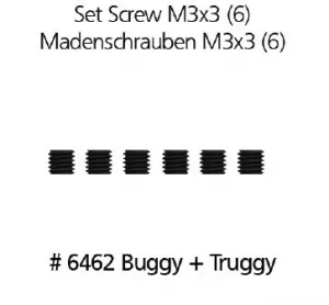 Madenschrauben M3x3 6462, passend für DF-Models Basic Line 1-4