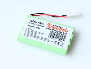 NiMH-Akku 9,6 Volt 700 mAh - Ersatzakku zu Sports-Cross 3059