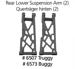 Querträger hinten 6507, passend für DF-Models Basic Line 1 -4