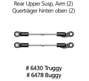 Querträger hinten oben 6430, passend für DF-Models Basic Line 1-4