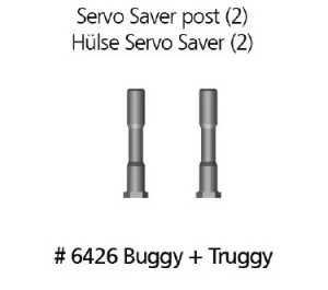 Hülse Servo Saver 6426, passend für DF-Models Basic Line 1-4