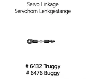 Servohorn Lenkgestange 6476, passend für DF-Models Basic Line 1-4