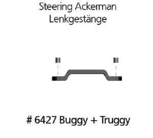 Lenkgestänge 6427, passend für DF-Models Basic Line 1-4