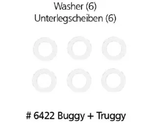 Unterlegscheiben 6422, passend für DF-Models Basic Line 1-4