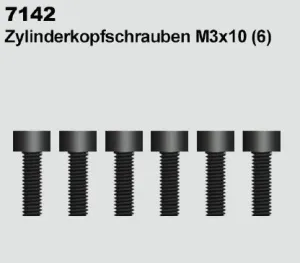 Zylinderkopfschrauben M3 x 10