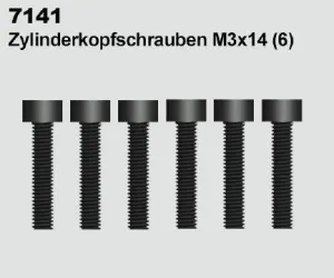 Zylinderkopfschrauben M3 x 14