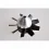 WEMOTEC Rotor Mini Fan evo 9-blättrig inkl. Aluspinner
