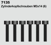 Zylinderkopfschrauben M3 x 14